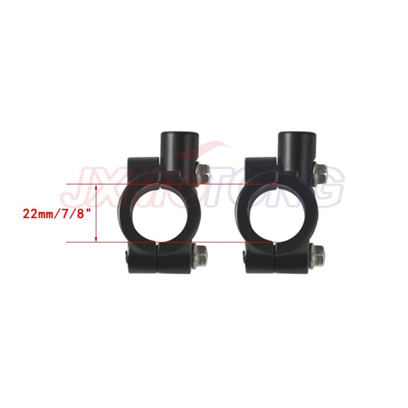 Kit de phares de barre lumineuse LED pour motos, avec supports de montage et interrupteur, pour guid