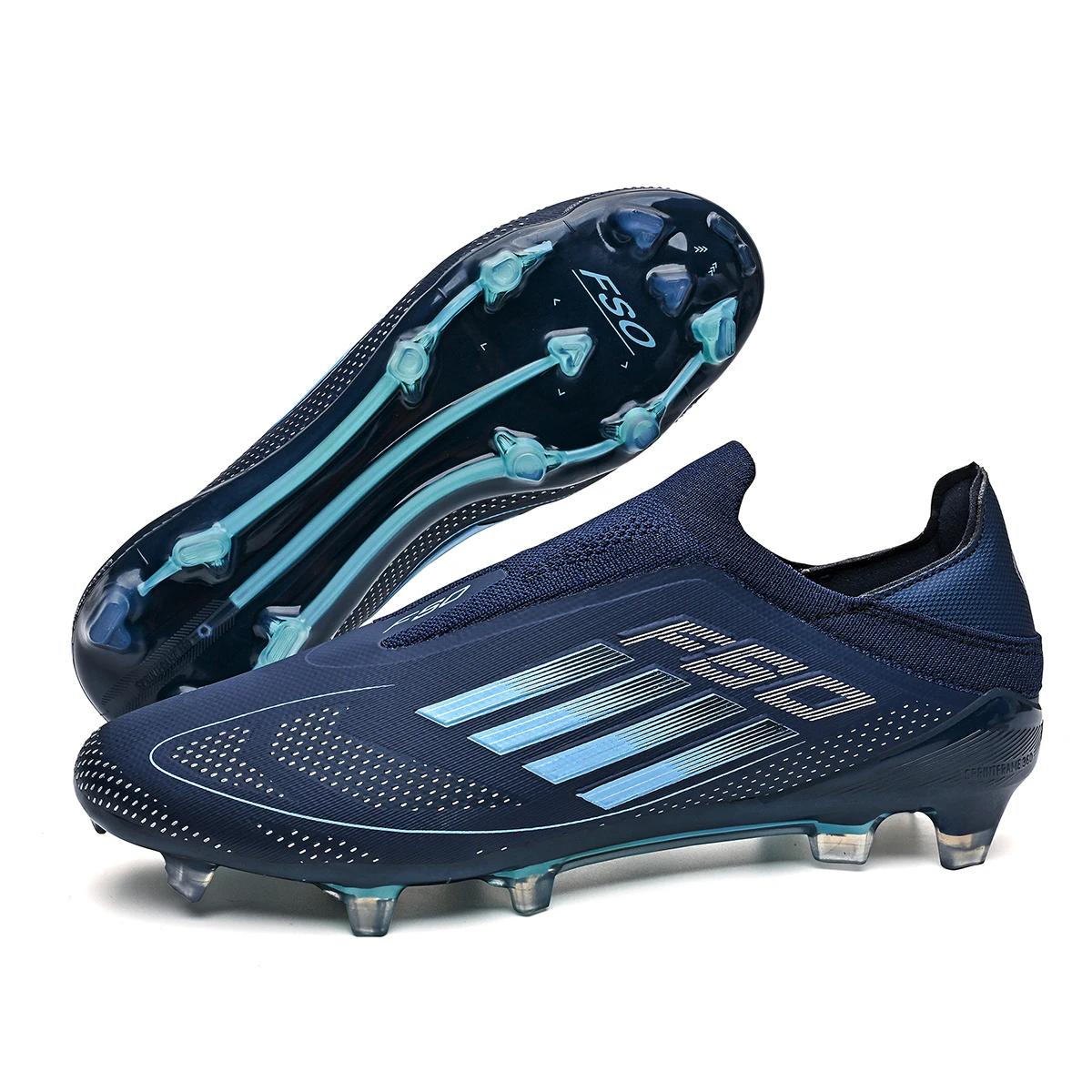 Chaussures de football légères et respirantes pour hommes, chaussures de sport d'extérieur et d'inté
