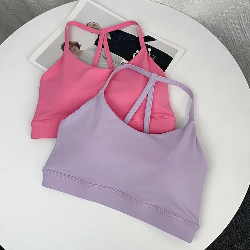 Soutien-gorge de sport pour femmes, sexy, résistant aux chocs, séchage rapide, pour la course à pied