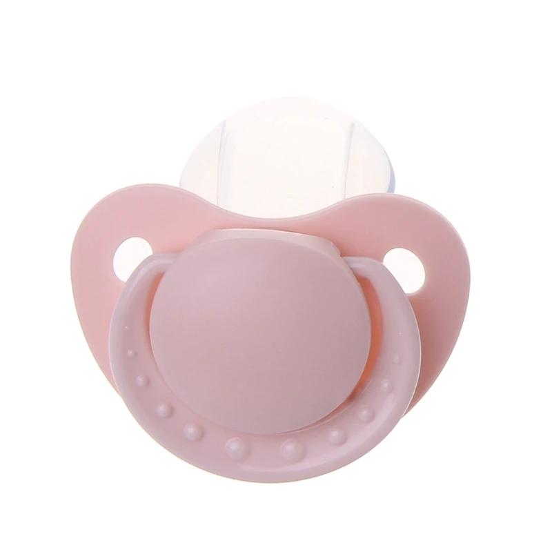 Unifor-Sucette apaisante pour adultes et bébés, bouclier à grande poignée, grand manche, rose, bleu,