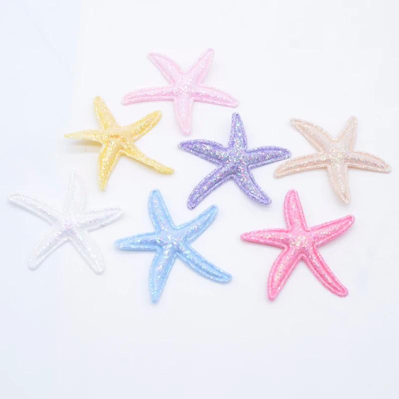 30 pièces Kawaii paillettes étoile de mer Applique pour bricolage vêtements chapeau chaussures décor