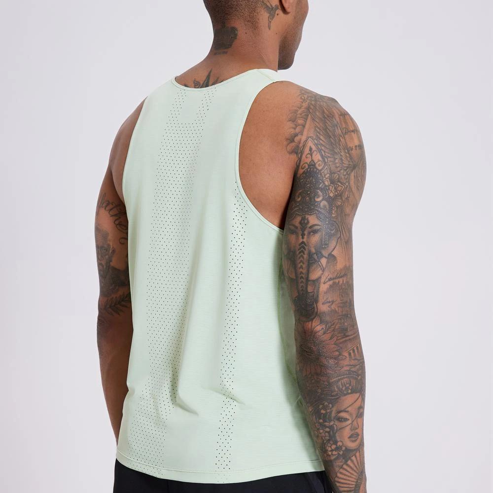 Débardeur d'athlétisme pour hommes et femmes, gilet de course, chemises de sport de vitesse, Fitness
