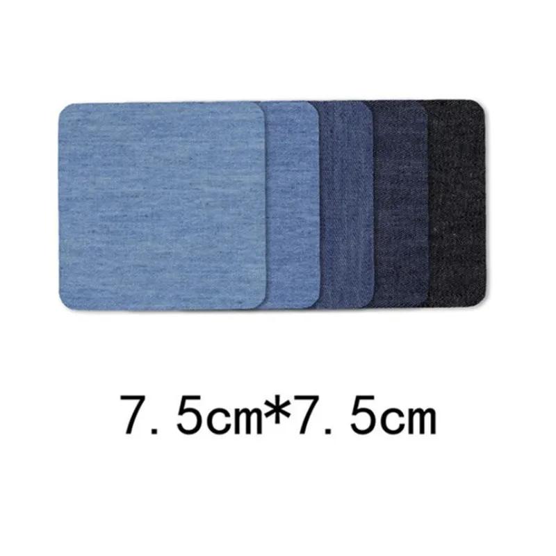Patchs en Denim pour bricolage, patchs de coude en Denim, réparation de pantalons pour vêtements en