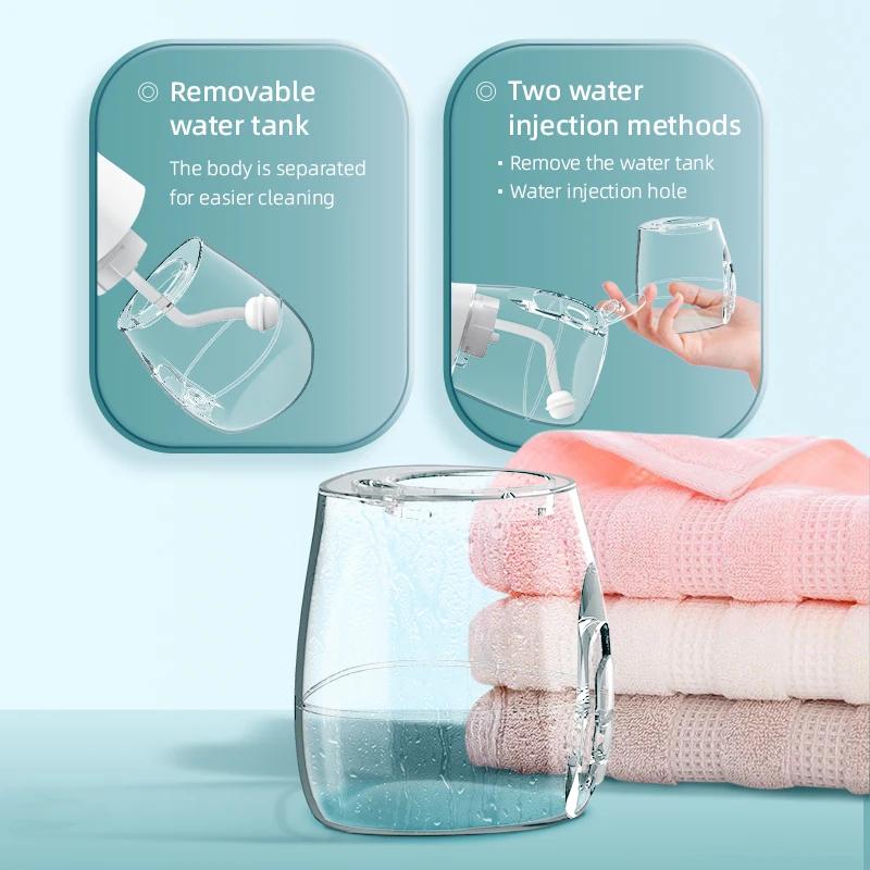 Irrigateur dentaire Xiaomi, mode DIY, 5 jets, irrigateur à eau, nettoyage buccal, machine à laver la