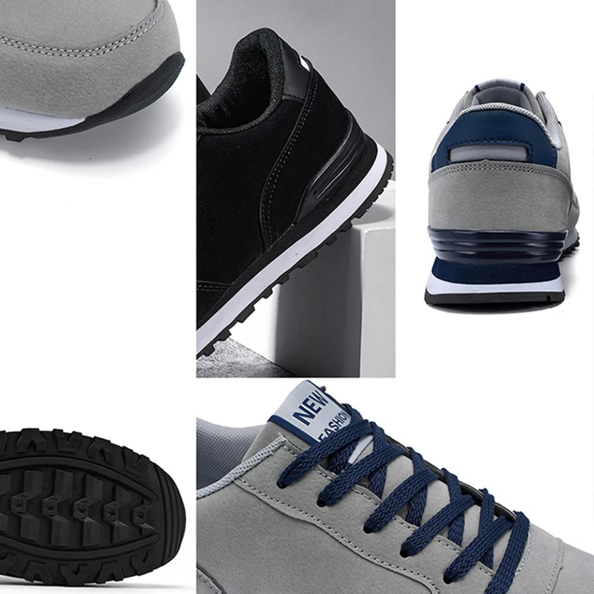 Chaussures de course légères en cuir pour hommes et femmes, baskets unisexes chaudes, chaussures de