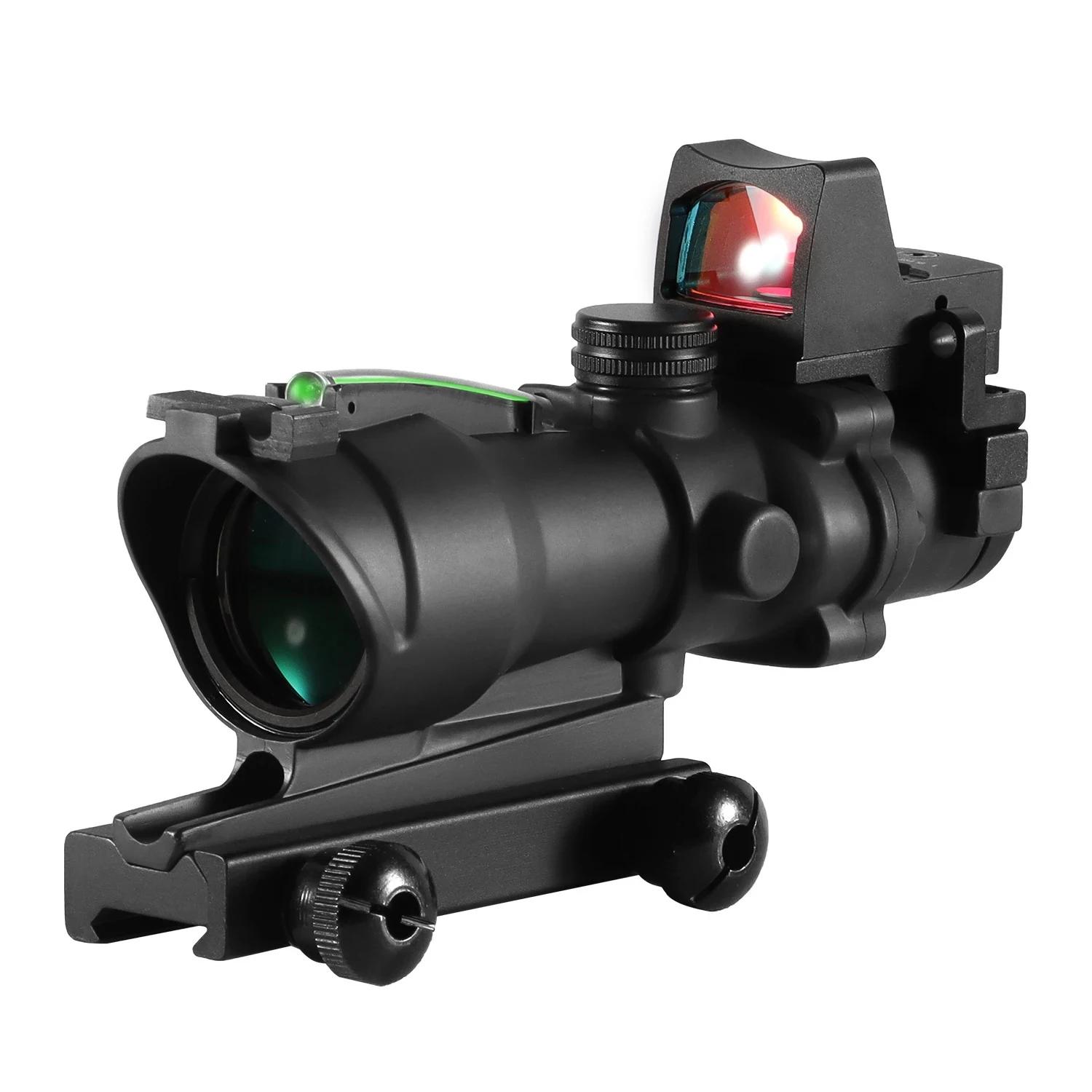 Portée tactique réglable à point rouge 4x32, 1x 4x, portée sur Rail de 20mm pour la chasse