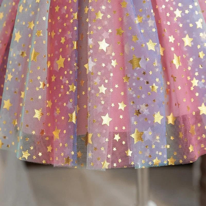 Robe de princesse K-Pop Hunters Zoey Rumi pour filles, robe de soirée formelle à sequins, volants et