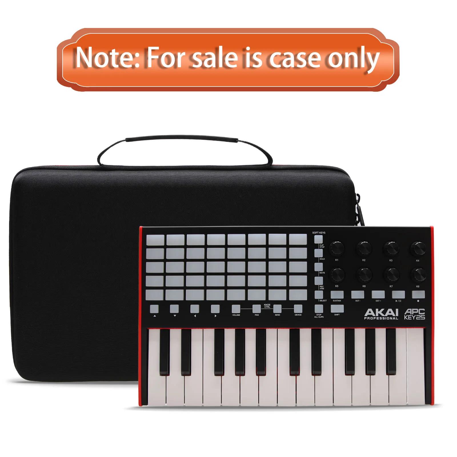 LTGEM-OligHard Case for AKAI Professional APC Key 25, MK2, USB acity I Keyboard Contrmatérielle, Tra