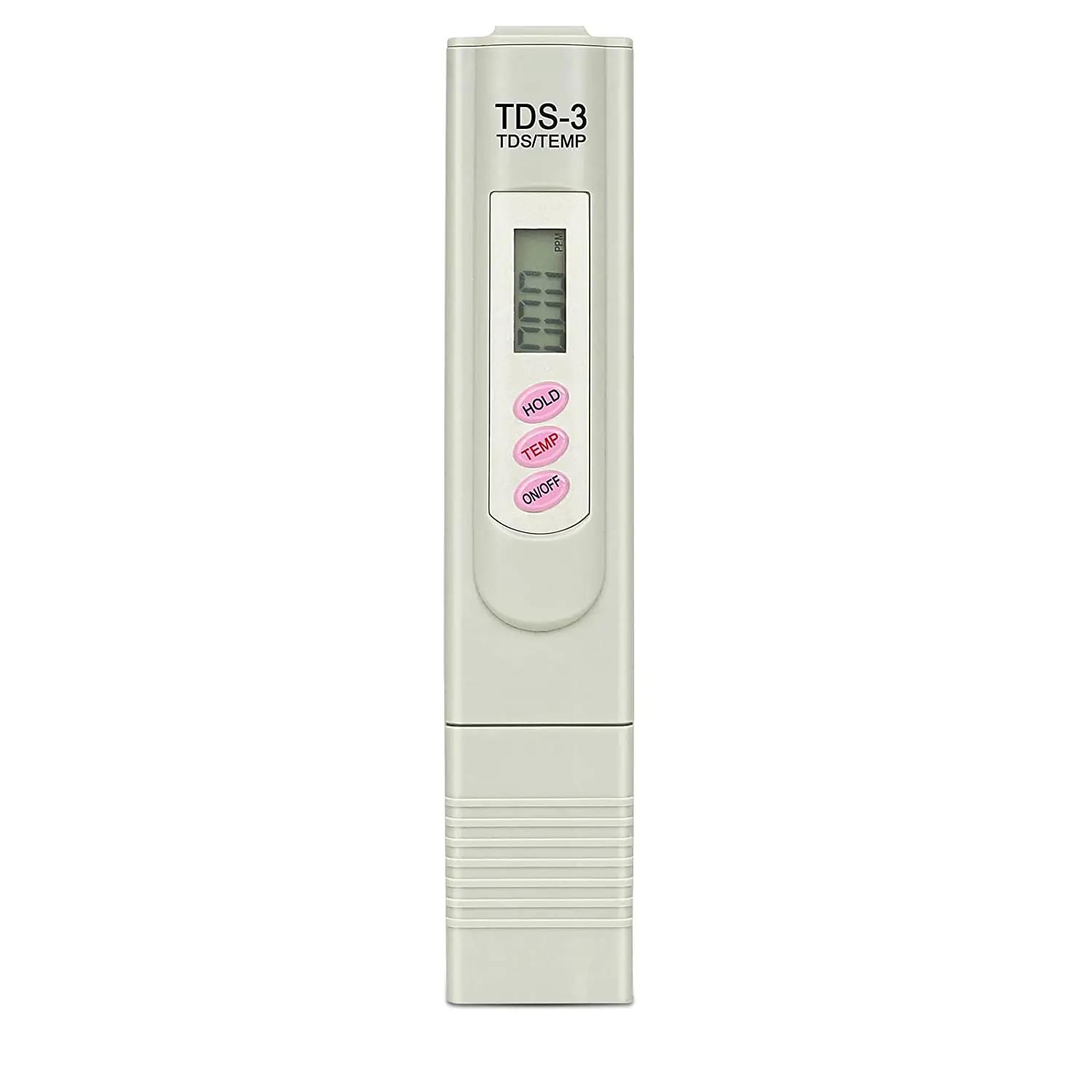 Testeur d'eau numérique TDS, stylo de qualité de l'eau PPM, plage de mesure 0-9999 PPM, idéal pour l