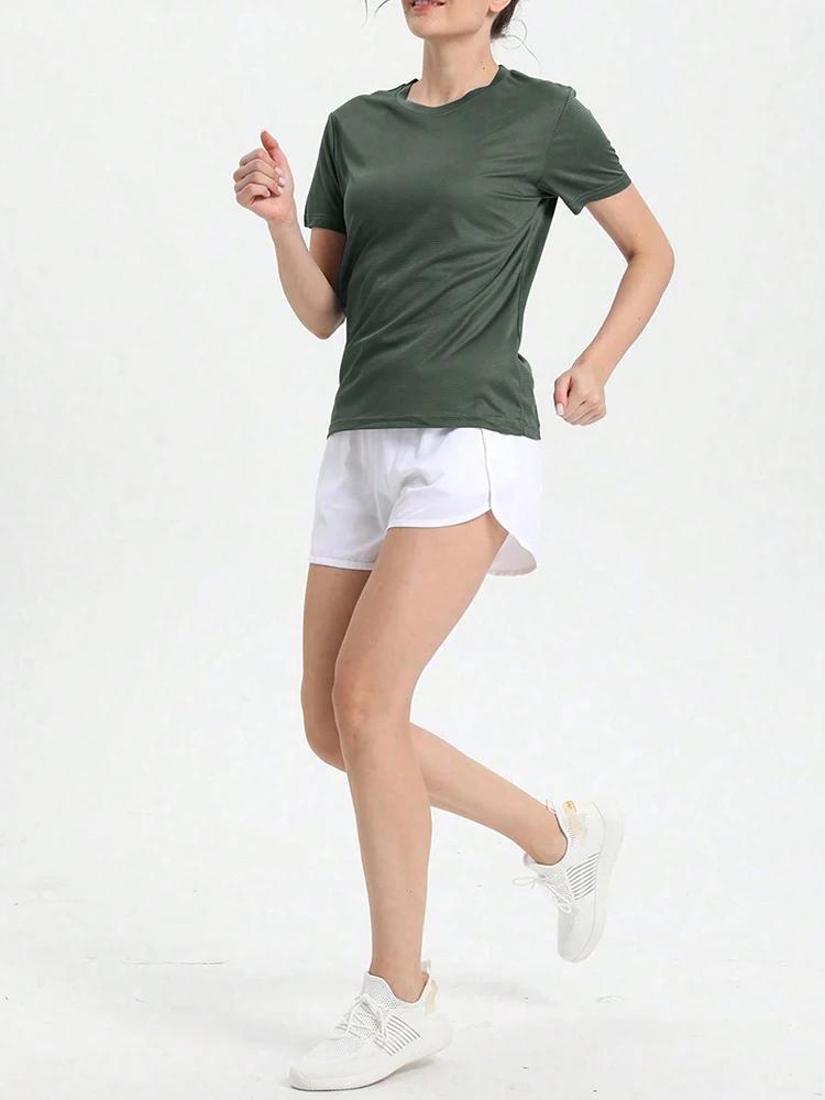 T-Shirt de Sport ultraléger à séchage rapide pour femmes, couleur unie, léger et respirant, chemise