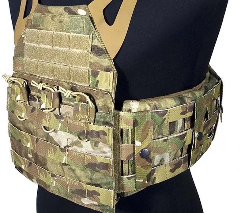 Gilet tactique JPC, armure latérale longue, coussinets de protection de taille, Support de taille, 0