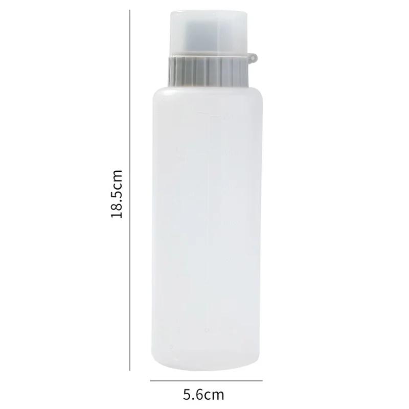 Bouteille à presser pour condiments, 350ml, 5 trous, bouteille de moutarde pour Ketchup de cuisine,
