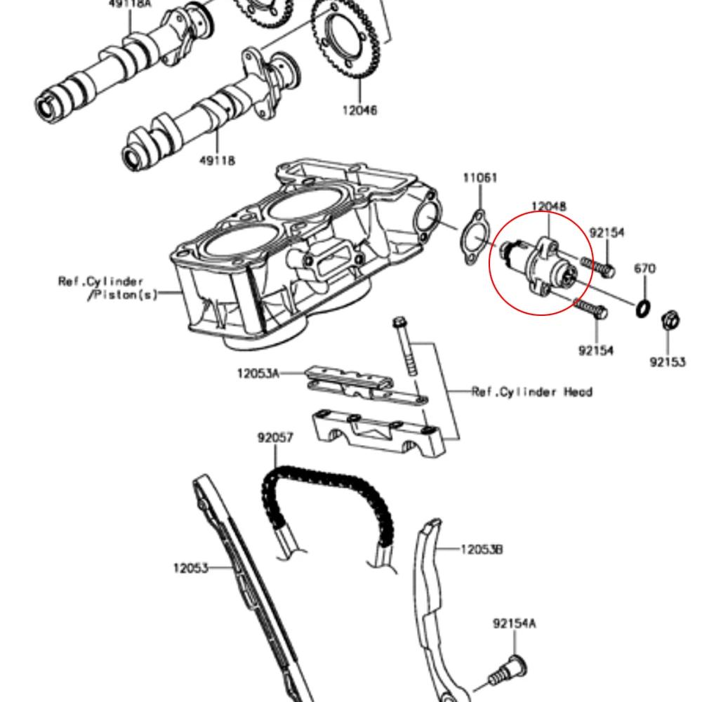 Ajusteur de came de synchronisation manuelle, JOTensioner, Kawasaki Ninja 250R, Ninja 300 Versys-X,