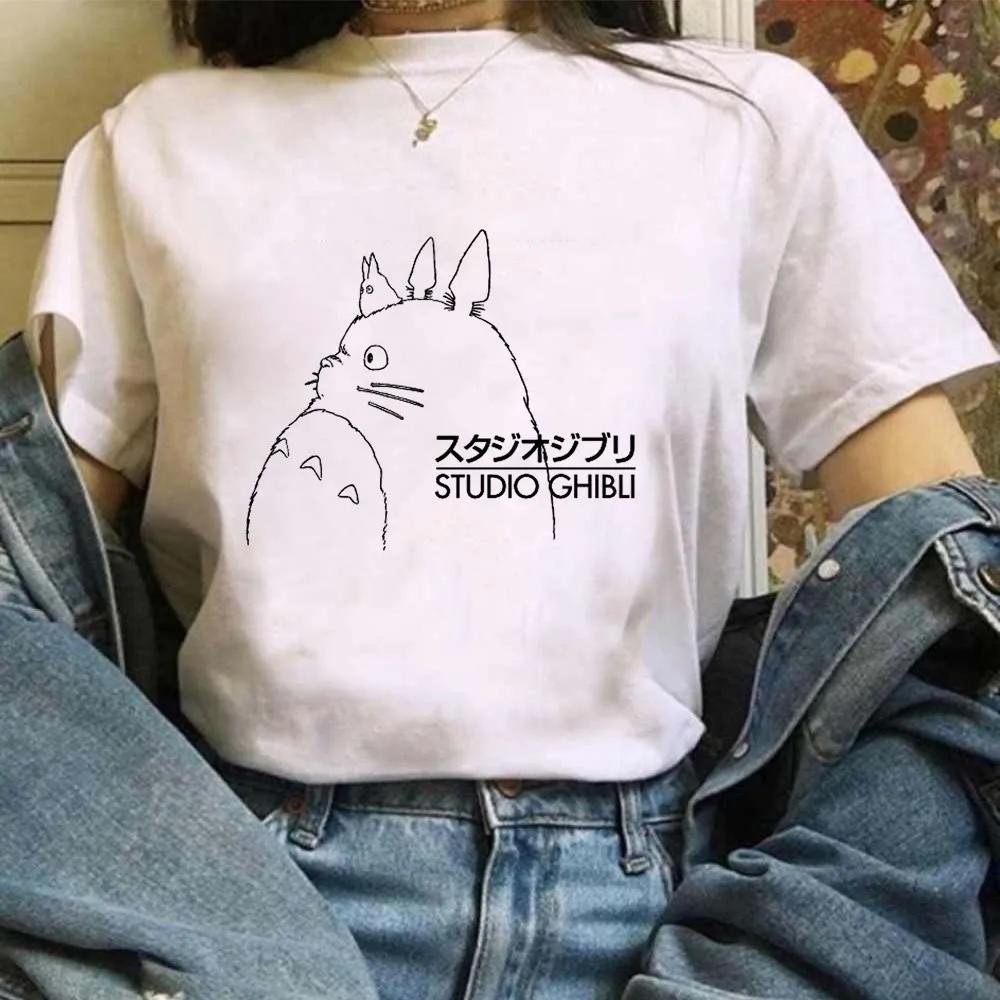Miyazaki Hayao Kawaii T-shirt graphique T-shirt vêtements mode Totoro Studio Ghibli mignon Anime T-s