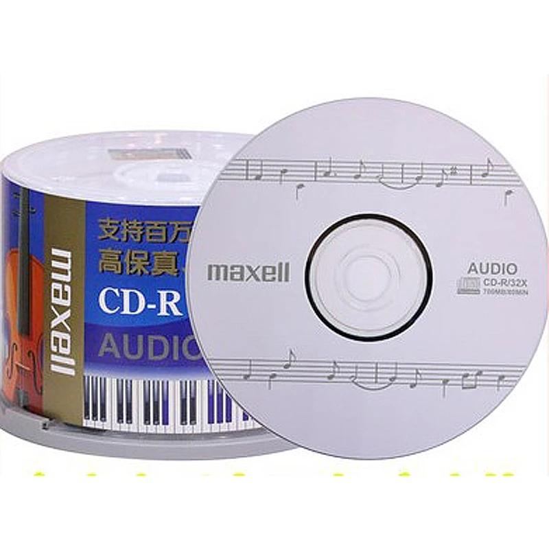 Maxell AUDIO CD-R Disque Blanc CD Disque Musique CDR /05/2019 80min 700MB 32X 50 Pcs/Lot
