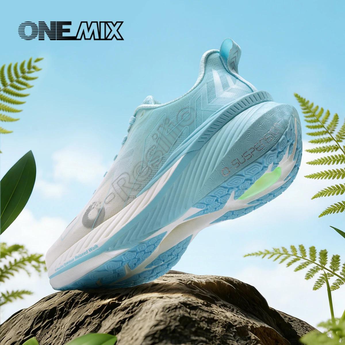 ONEMIX – chaussures de course légères pour hommes et femmes, chaussures de marche sportives résistan