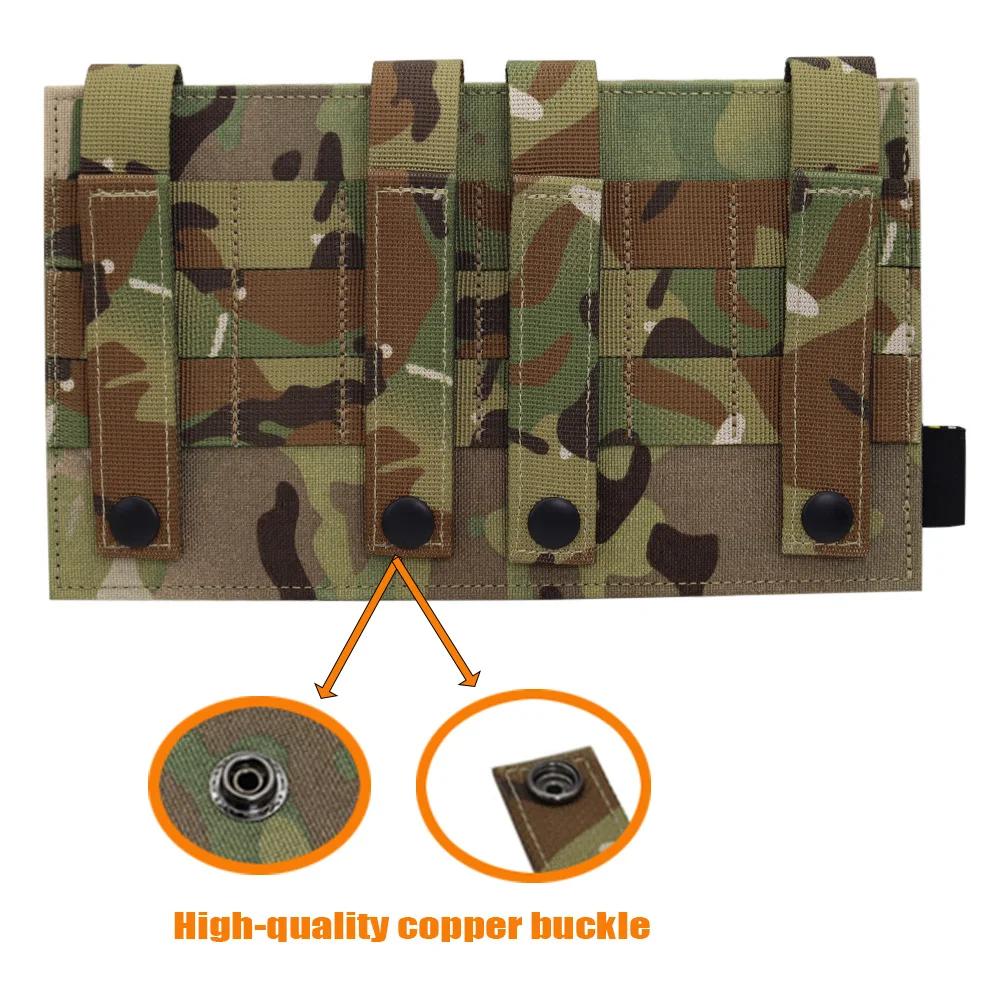 Gilet tactique en Nylon 1000D, nouveau Style, Patch Molle, panneau adaptateur, convertisseur à croch