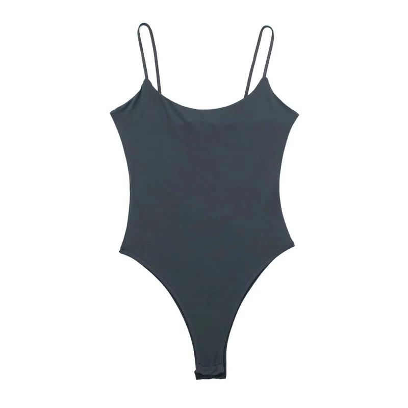 MUJER 2025 body moulant Sexy pour femmes blanc noir dos nu body femmes une pièce combinaisons pour f