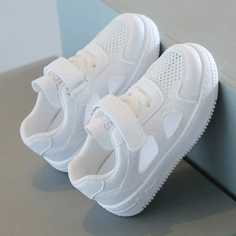 Chaussures Blanches pour Enfants 2026 – Sandales d'Été Designer Respirantes pour Garçons, Chaussures