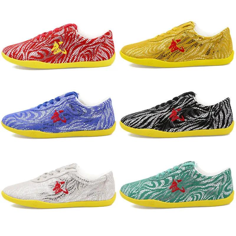 Chaussures chinoises de Wushu en cuir véritable, Taolu, Kungfu, pour la pratique des arts martiaux,