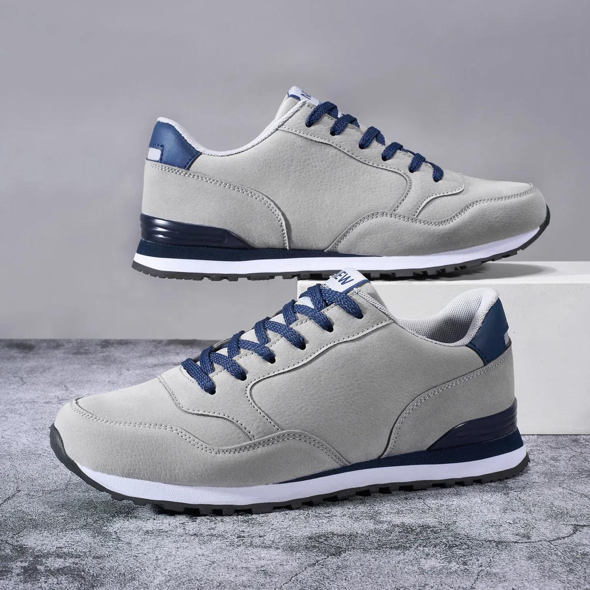 Chaussures de course légères en cuir pour hommes et femmes, baskets unisexes chaudes, chaussures de