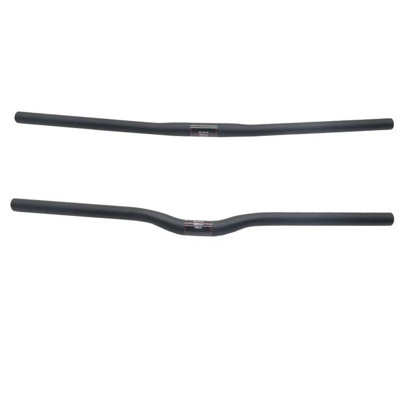 Guidon de vélo pliant entièrement en carbone, guidon horizontal, forme unique, guidon droit ultralég