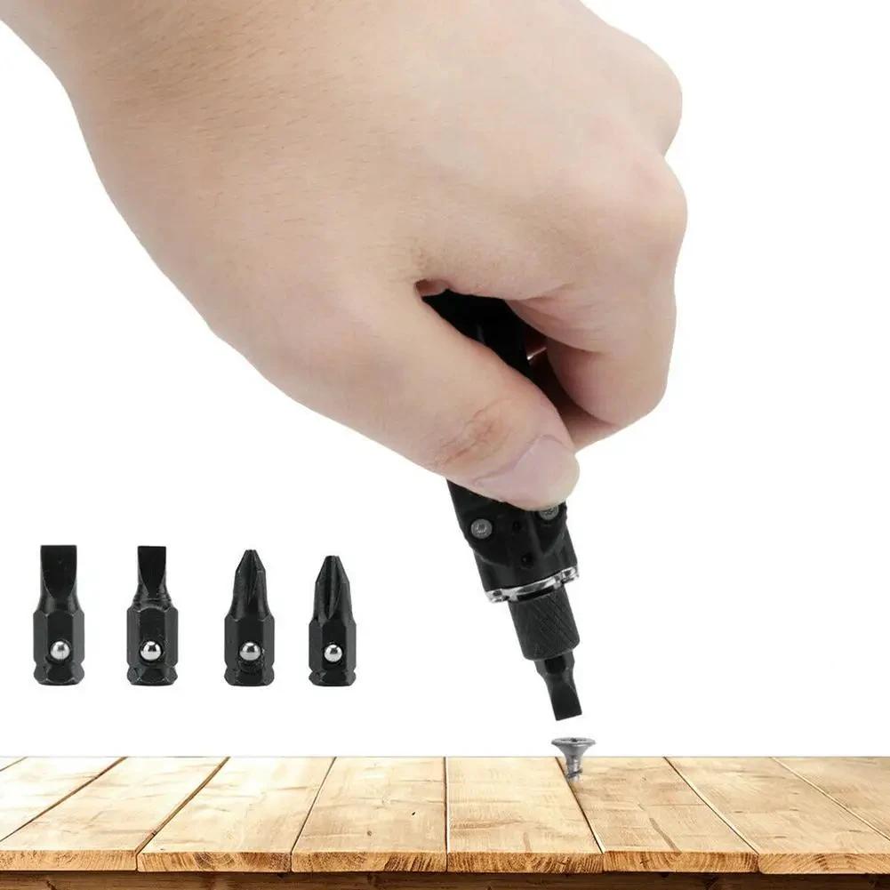 Mini tournevis multifonctionnel pour l'extérieur, tournevis en forme de porte-clés EDC, outil de rép