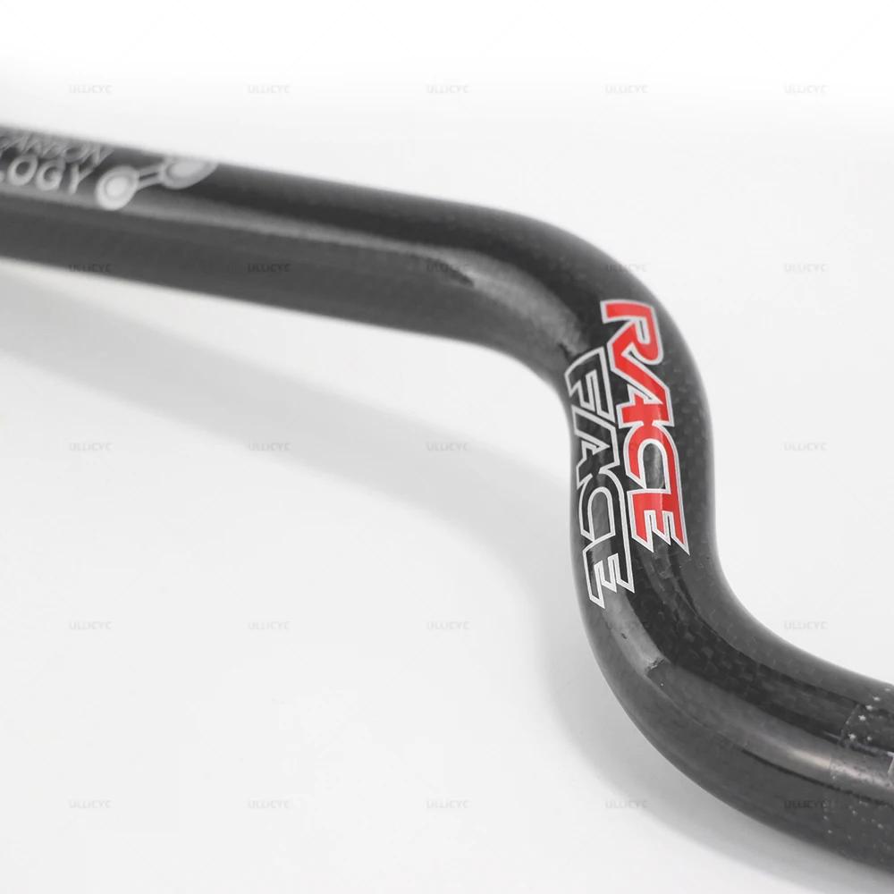 Guidon élévateur en carbone pour VTT et BMX, guidon brillant, visage de course NEXT, 31,8 mm, diamèt