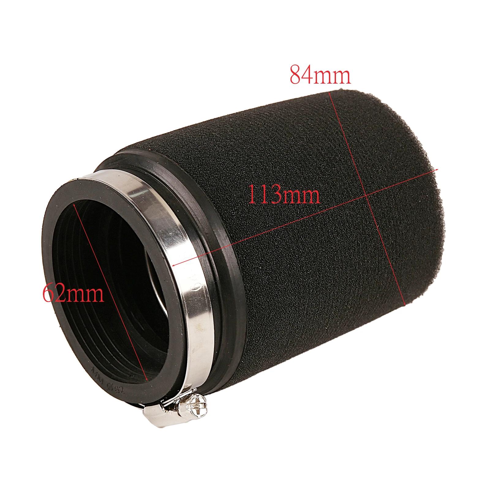 Pièces de moto Pit Dirt Bike ATV, filtre à Air en mousse de 62mm, Pod PIT Quad Dirt Bike Buggy