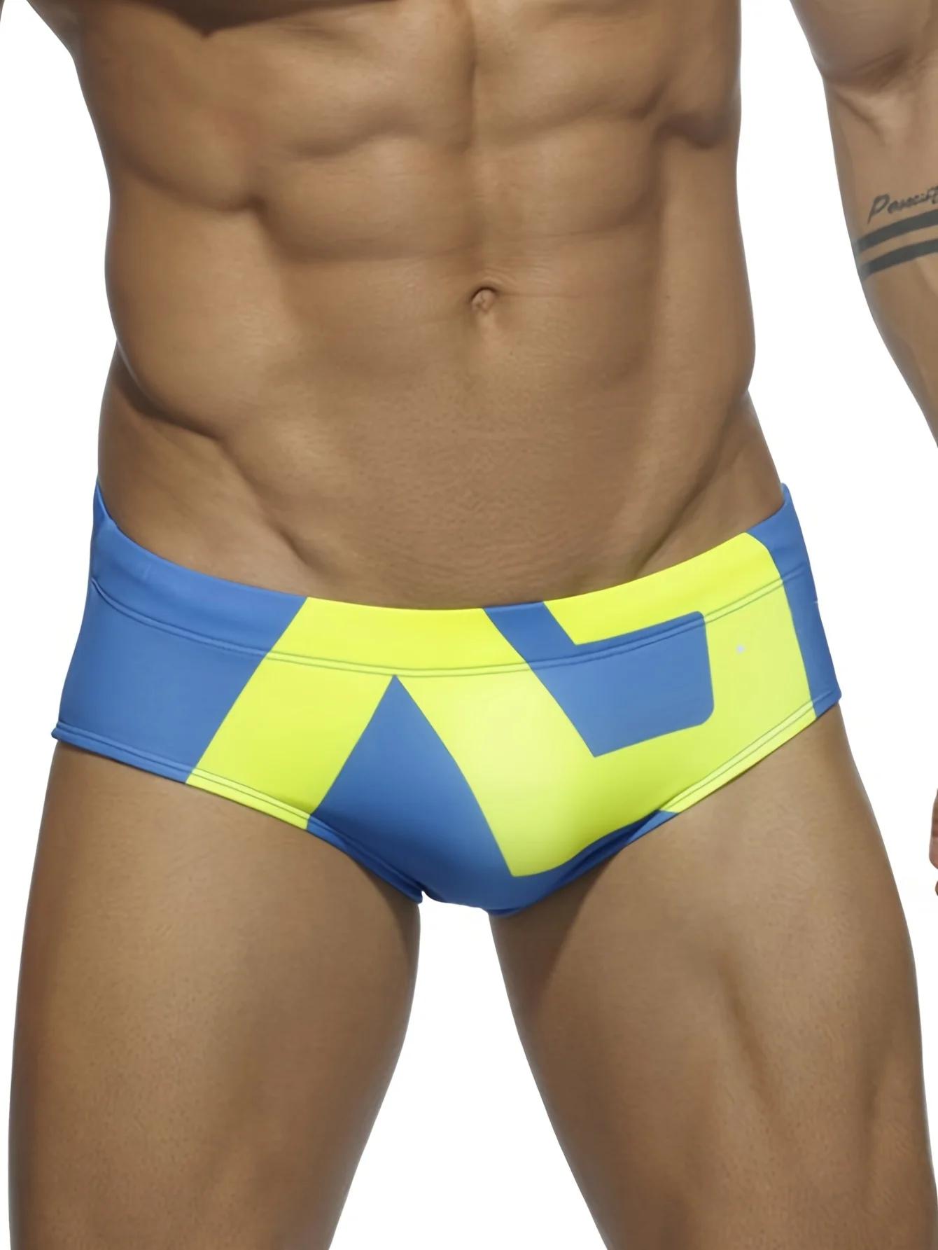 Sous-vêtements triangulaires cordon serrage homme - Maillot de bain short plage été sport