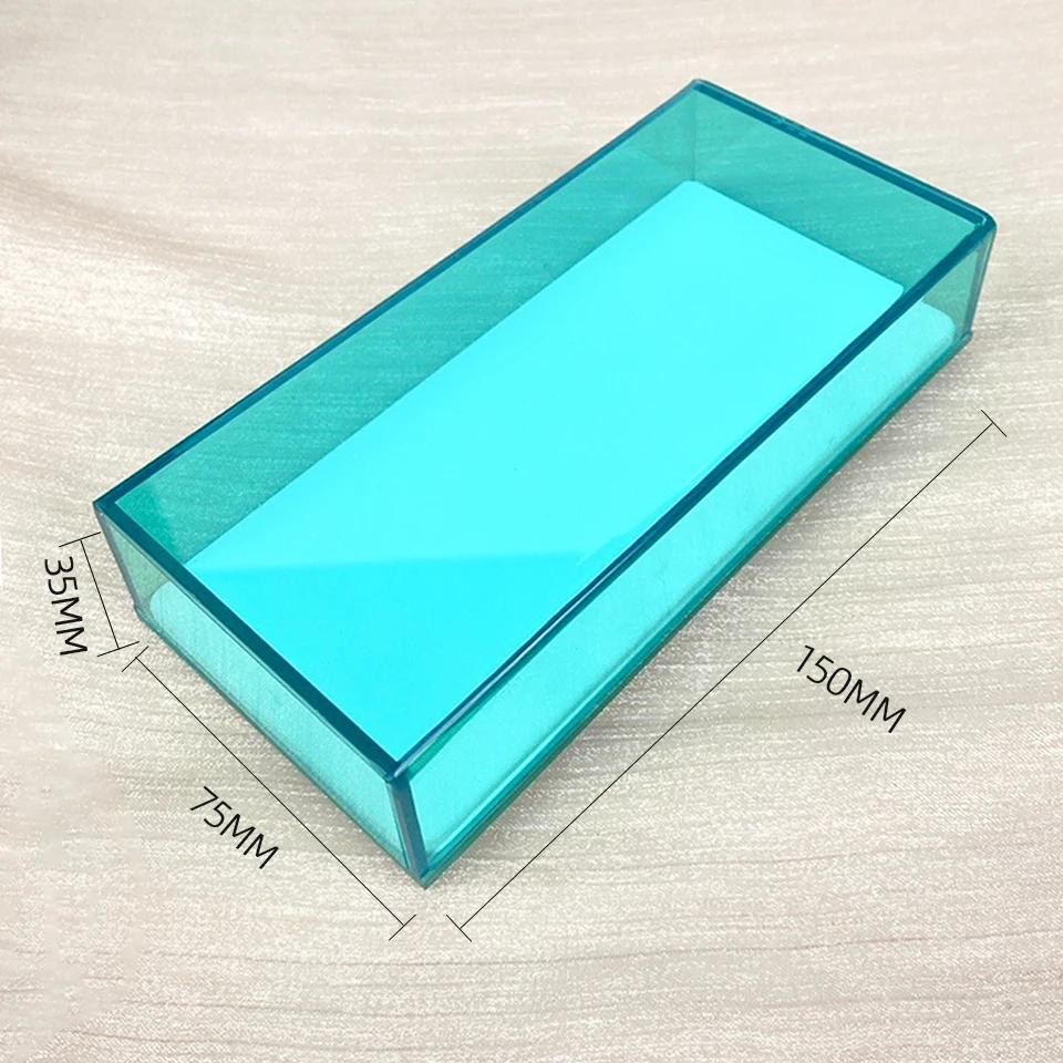 Boîte de rangement pour faux cils, organisateur de palette, tampon d'affichage de colle, support de