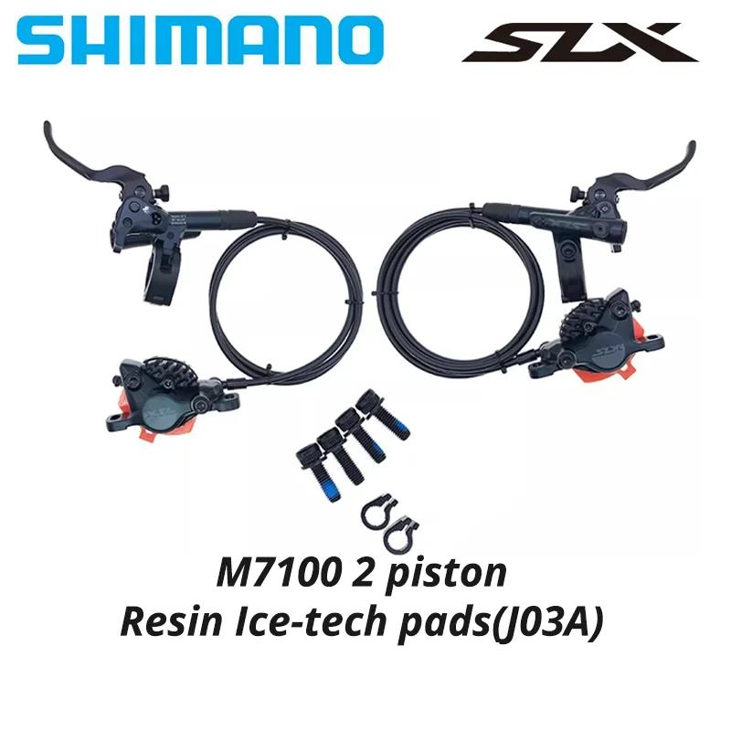 SHIMANO DEORE XT SLX M6100 M6120 M7100 M7120 M8100 M8120 jeu de freins à disque hydrauliques à 2 ou
