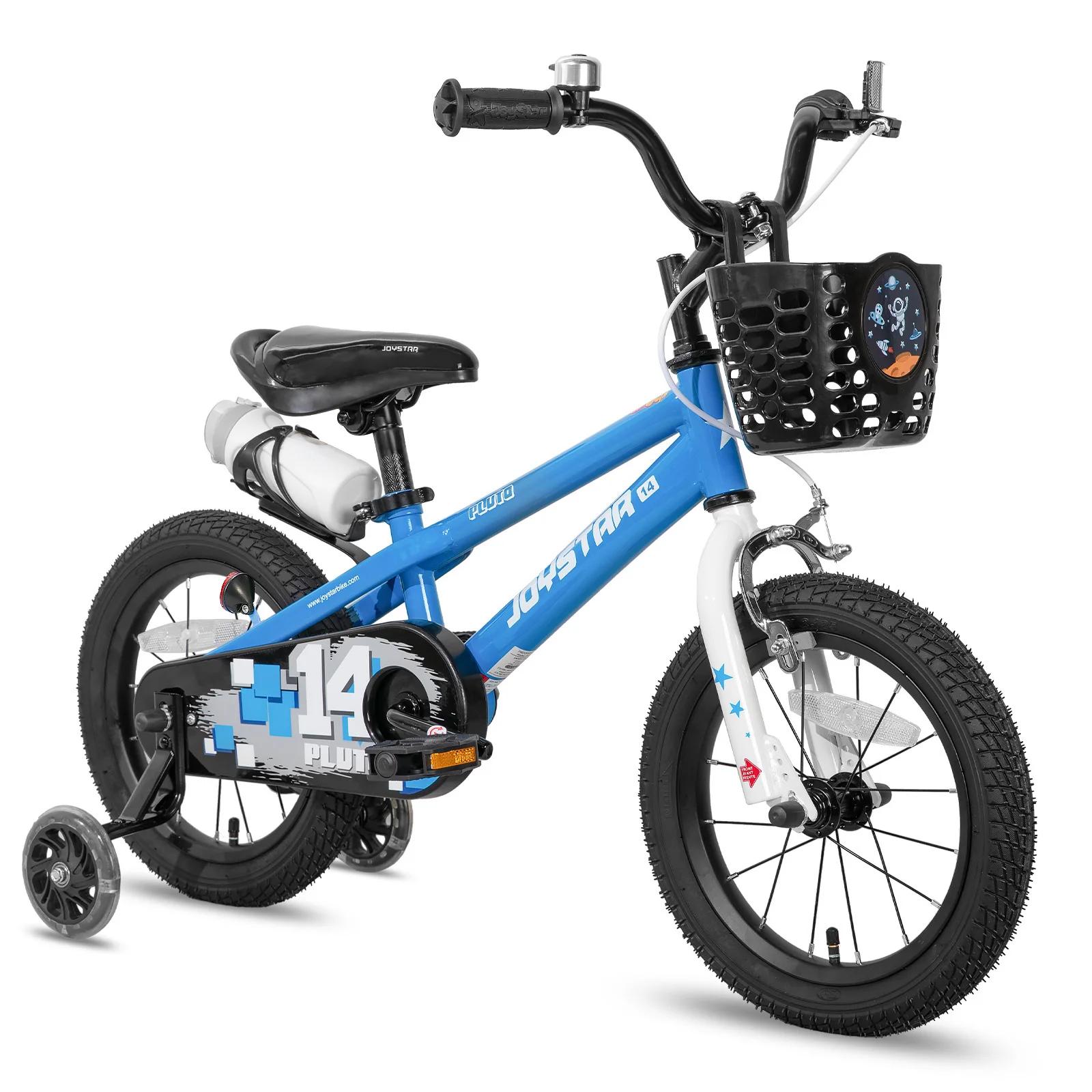 YSTAR-Vélo à chaîne pour enfants, pour garçons et filles de 3 à 12 ans, avec roues d'entraînement lu
