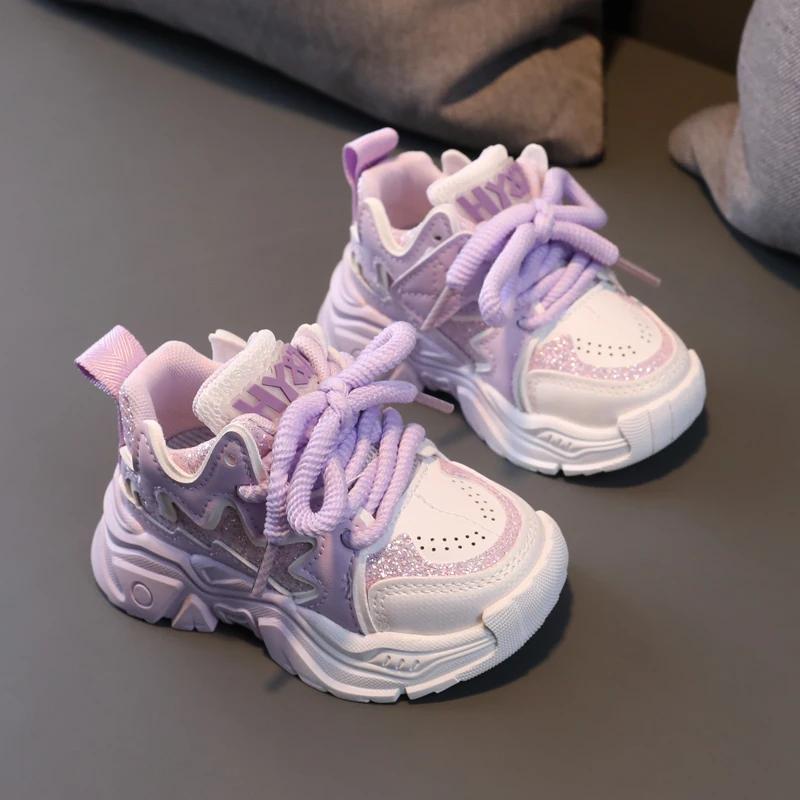 Chaussures pour enfants 2024 Nouveau bambin Bol Chaussures de dehors Semelle Souple Respirant En Ple