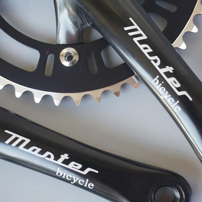 Fixie vélo rétro vélo roue à chaîne à vitesse unique 46T 130BCD manivelle 170mm en alliage d'alumini