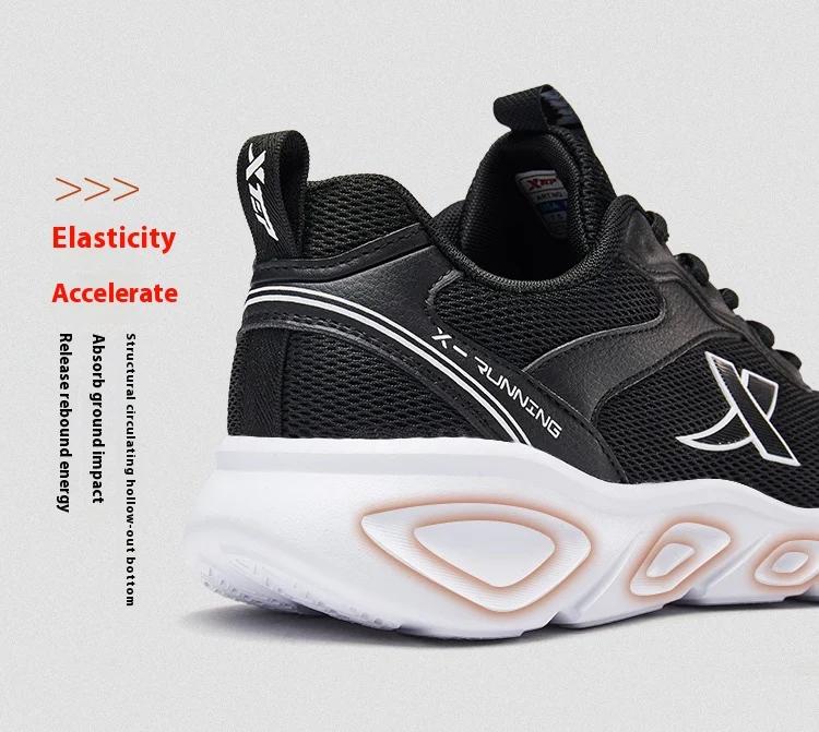 Xtep-Chaussures de course respirantes pour hommes, baskets de sport confortables, durables, rebond d