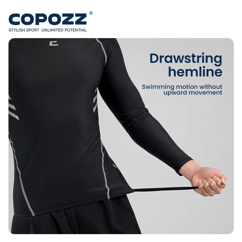 COPOZZ grande taille hommes maillot de bain short Long au genou compétitif Surf formation maillot de