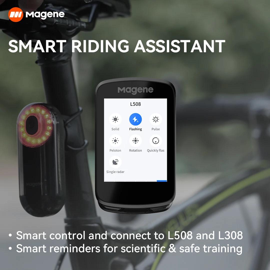 Magene-Ordinateur de vélo GPS Snowboard, navigation WiFi, compteur de vitesse, écran tactile, VTT, r