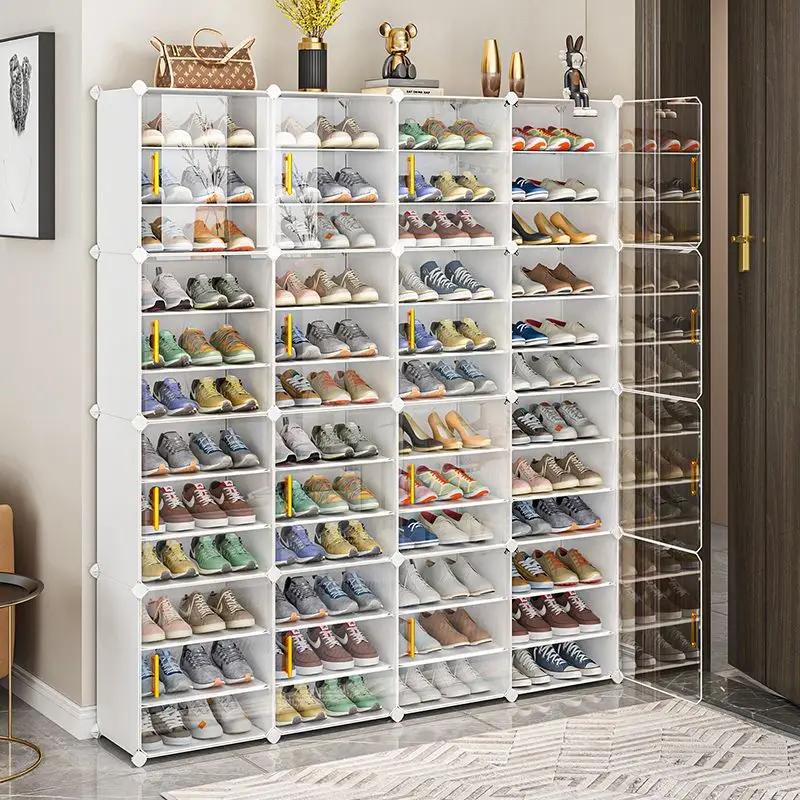 Meuble à chaussures T1 pour salon, meuble de couloir de maison moderne, étagère de rangement pour ch