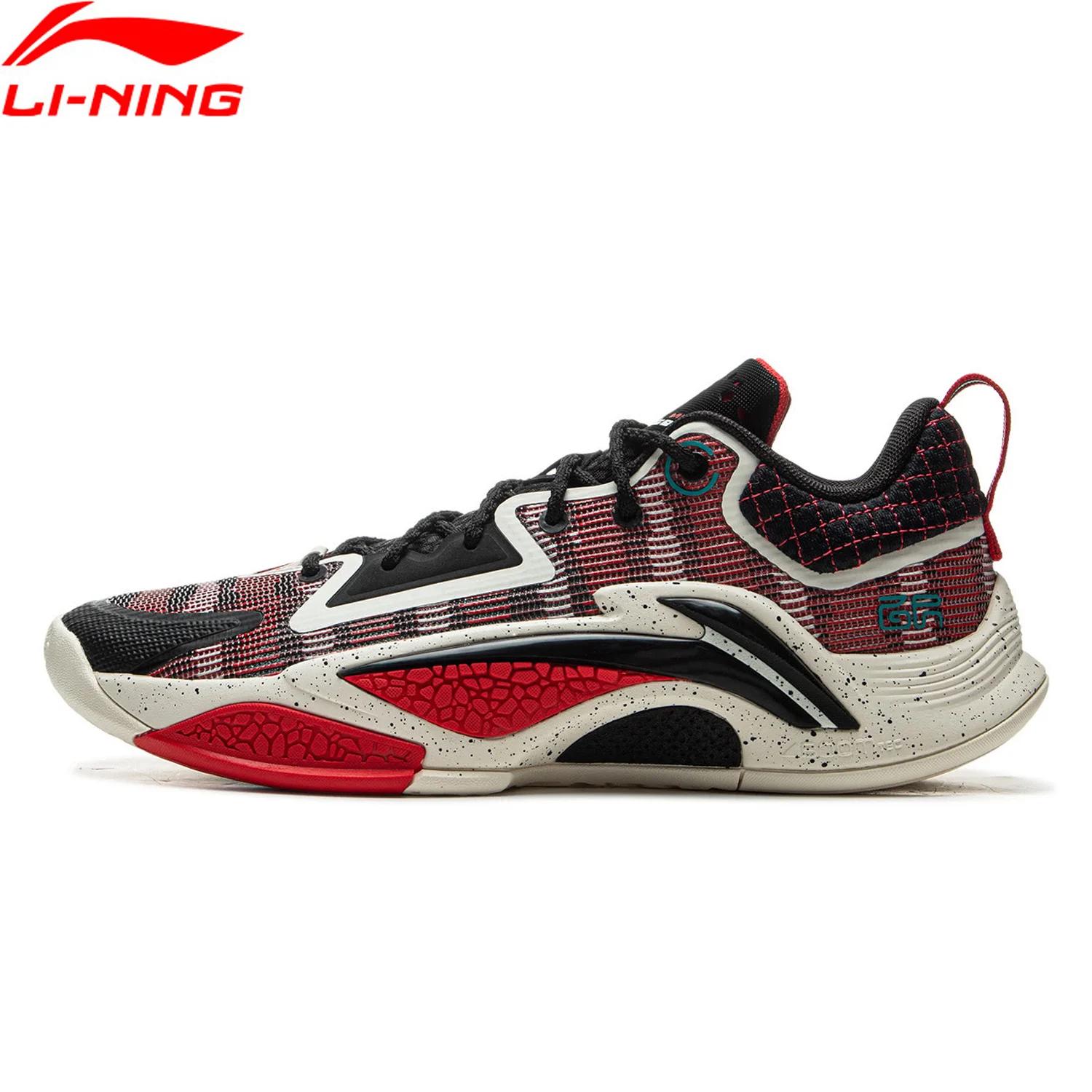 Li-Ning BAD5 DOMINATOR I Chaussures de basket-ball d'extérieur pour hommes BOOM Cushion Stable Suppo