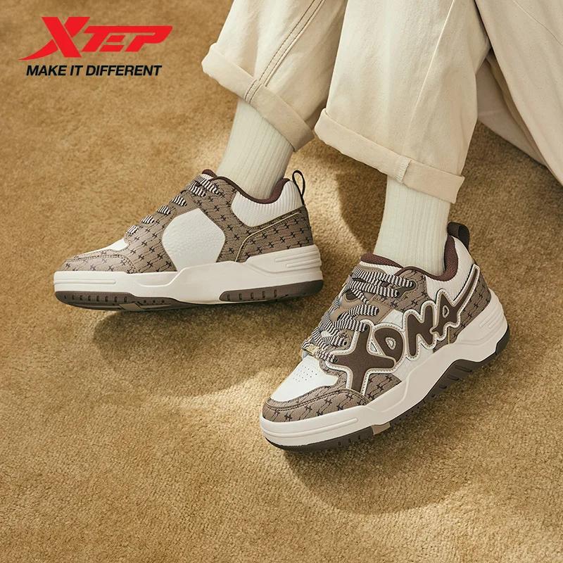 Chaussures sport femmes Xtep Oubao hiver - Baskets running rétro coussin rebond mode 976418330004