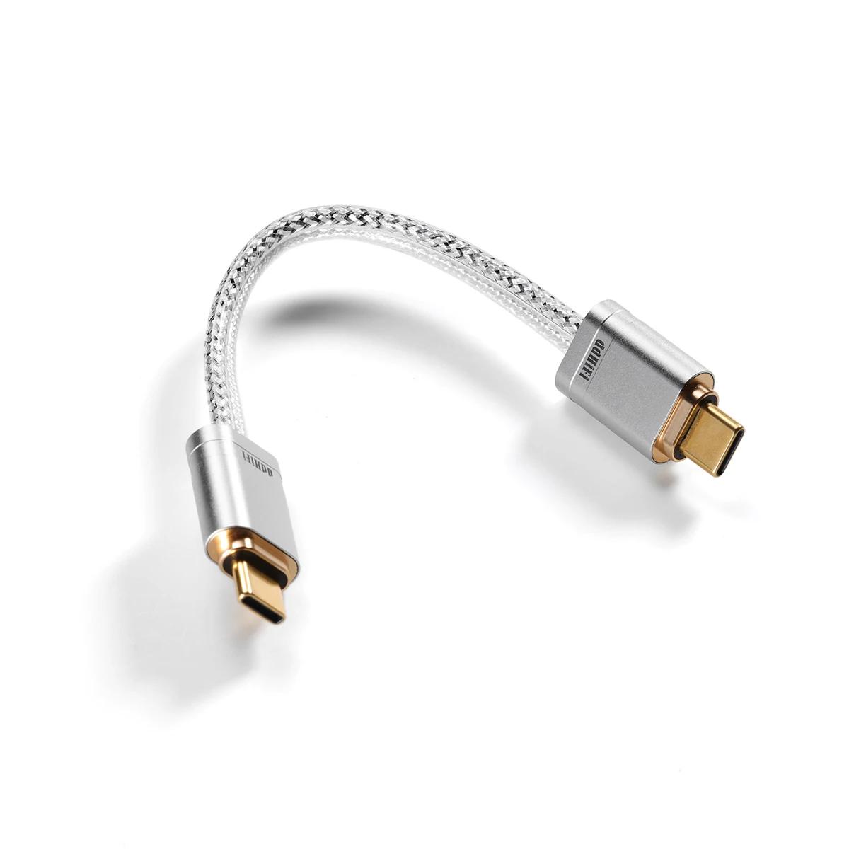 DD ddHiFi Tout nouveau câble de données TC09S TypeC vers TypeC OTG avec structure à double blindage