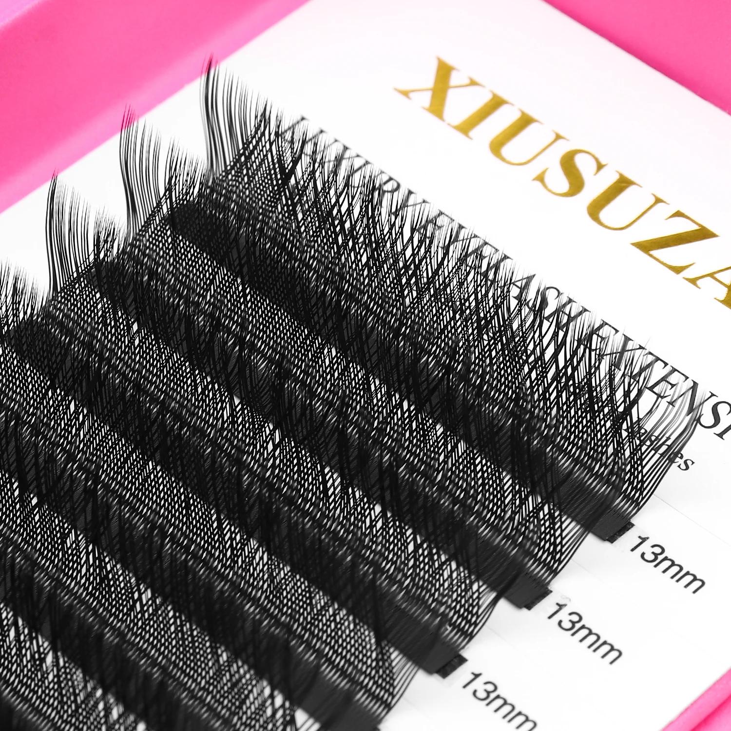 XIUSUZAKI YY 3D 4D 5D W forme Extensions de cils doux naturel L/LU/M Curl W Extensions de cils préfa