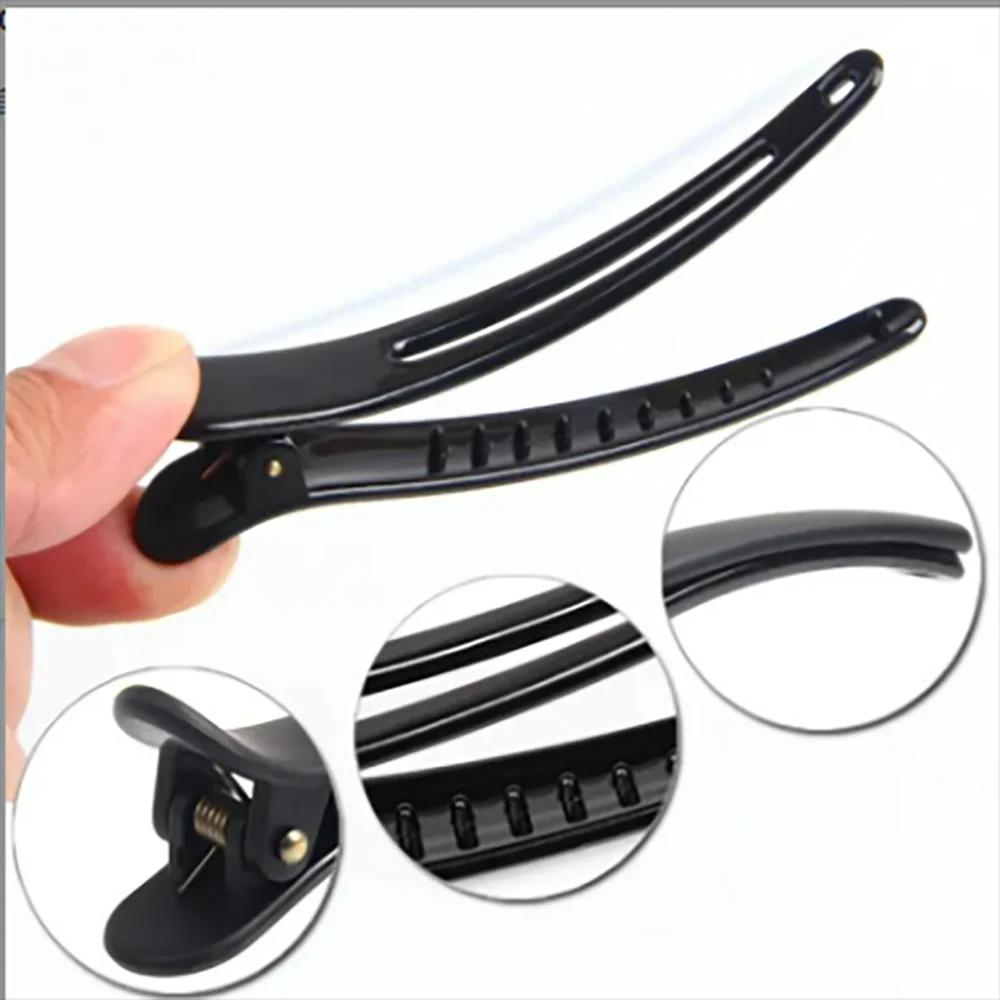 10 pièces/ensemble pince à bord en plastique épingle à cheveux accessoires grande taille 8CM pince à