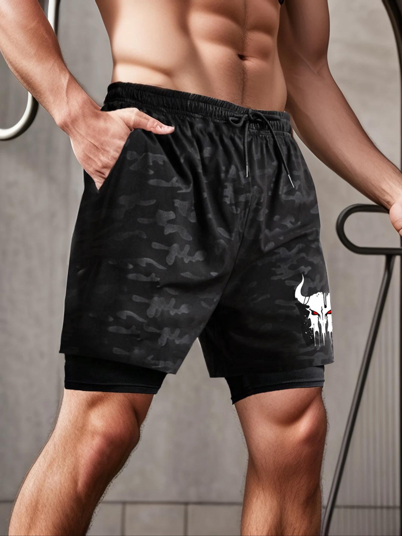 Objectifs respirants à double couche pour hommes, objectifs de sport respirants à séchage rapide