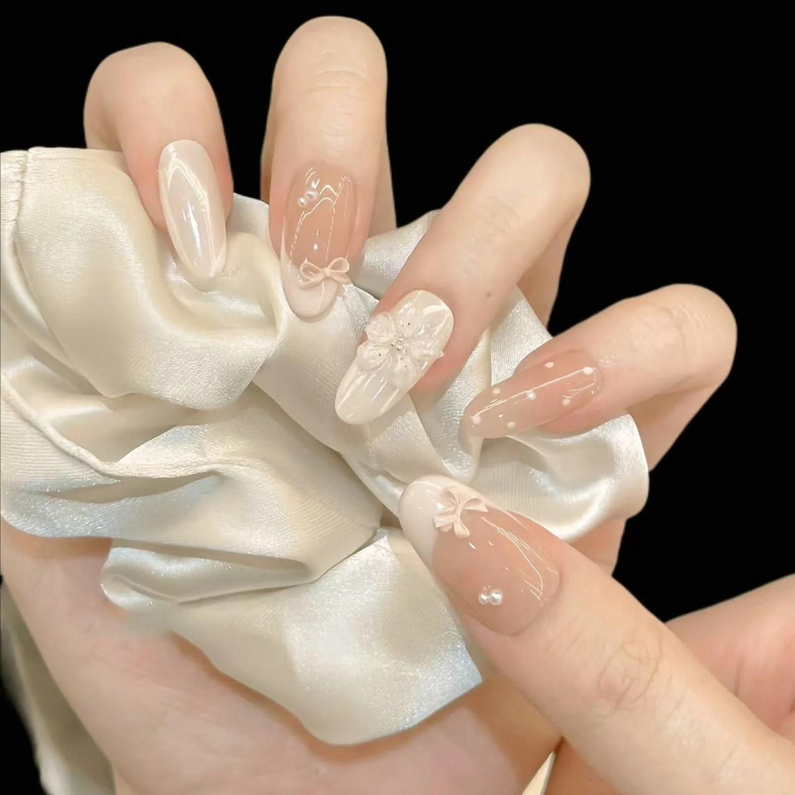 10 pièces yeux de chat presse sur ongles avec Flash strass amande faux ongles grilles papillon brico