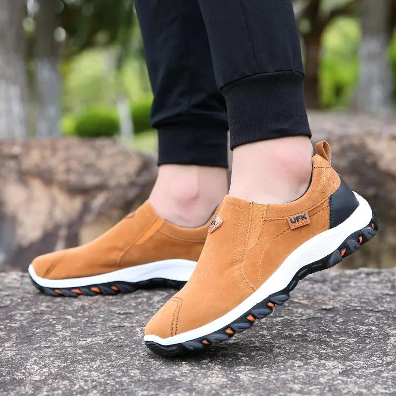 Baskets d'extérieur confortables pour hommes, chaussures de marche, chaussures d'escalade, chaussure