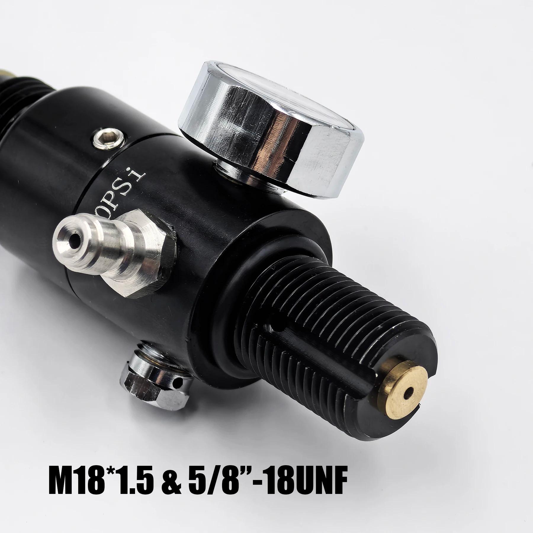 HPA 4500psi cylindre réservoir d'air régulateur vanne sortie 800psi à 3000psi M18 * 1.5 plongée esca