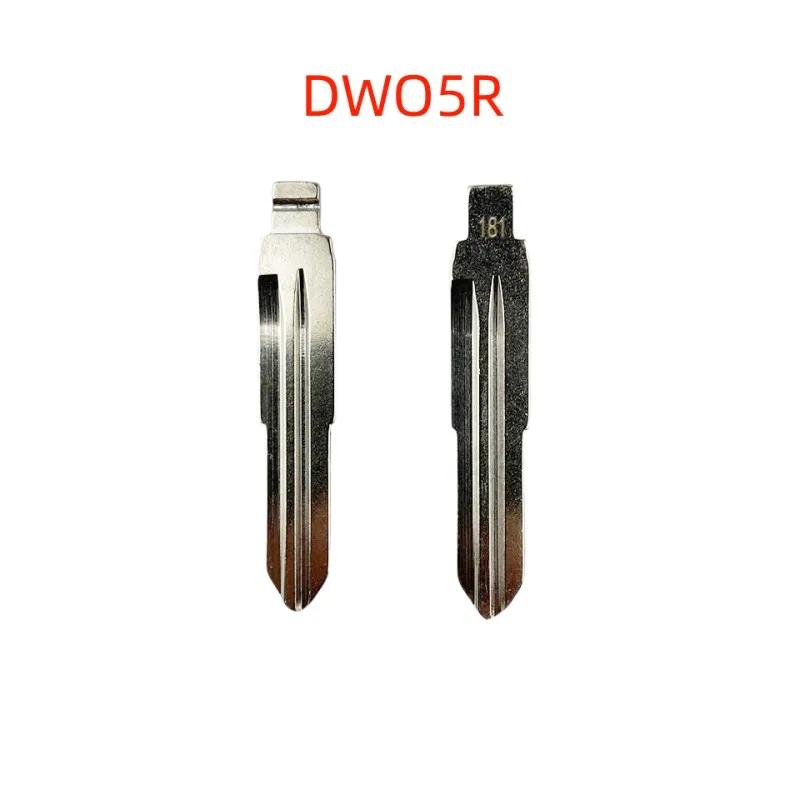 Bouton de clé 10 pièces 181 # KD clé lame DWO5R clé à rabat en métal clé de rechange vierge pour X