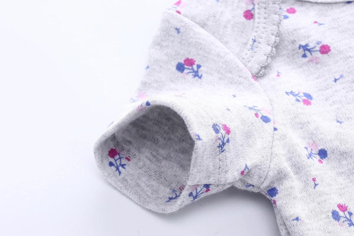Dessin animé 5 pièces été bébé garçon fille body 100% coton doux nouveau-né Onesies à manches courte